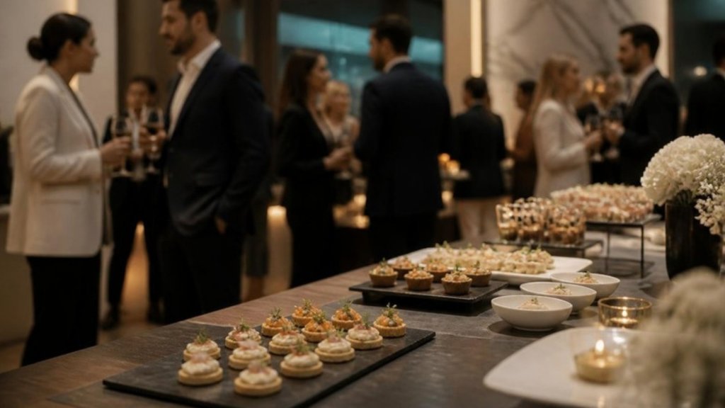 Catering para evento corporativo