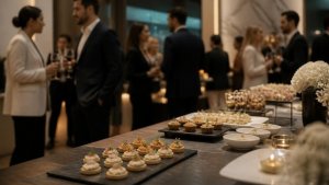 Catering para evento corporativo